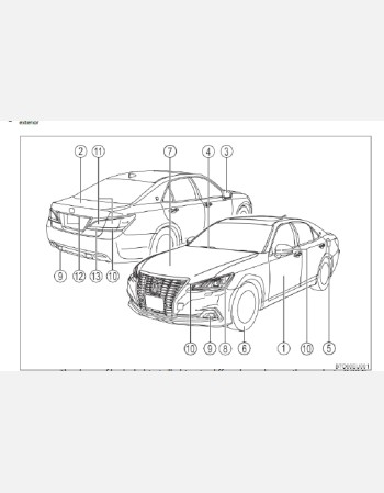 toyota crown hybrid 2015-2016 owners manual